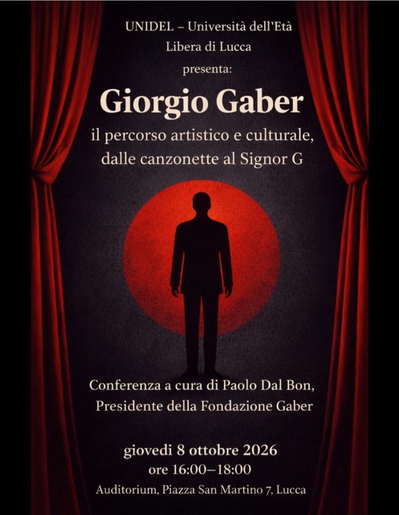 Giorgio Gaber: dalle canzonette al teatro canzone con il signor G